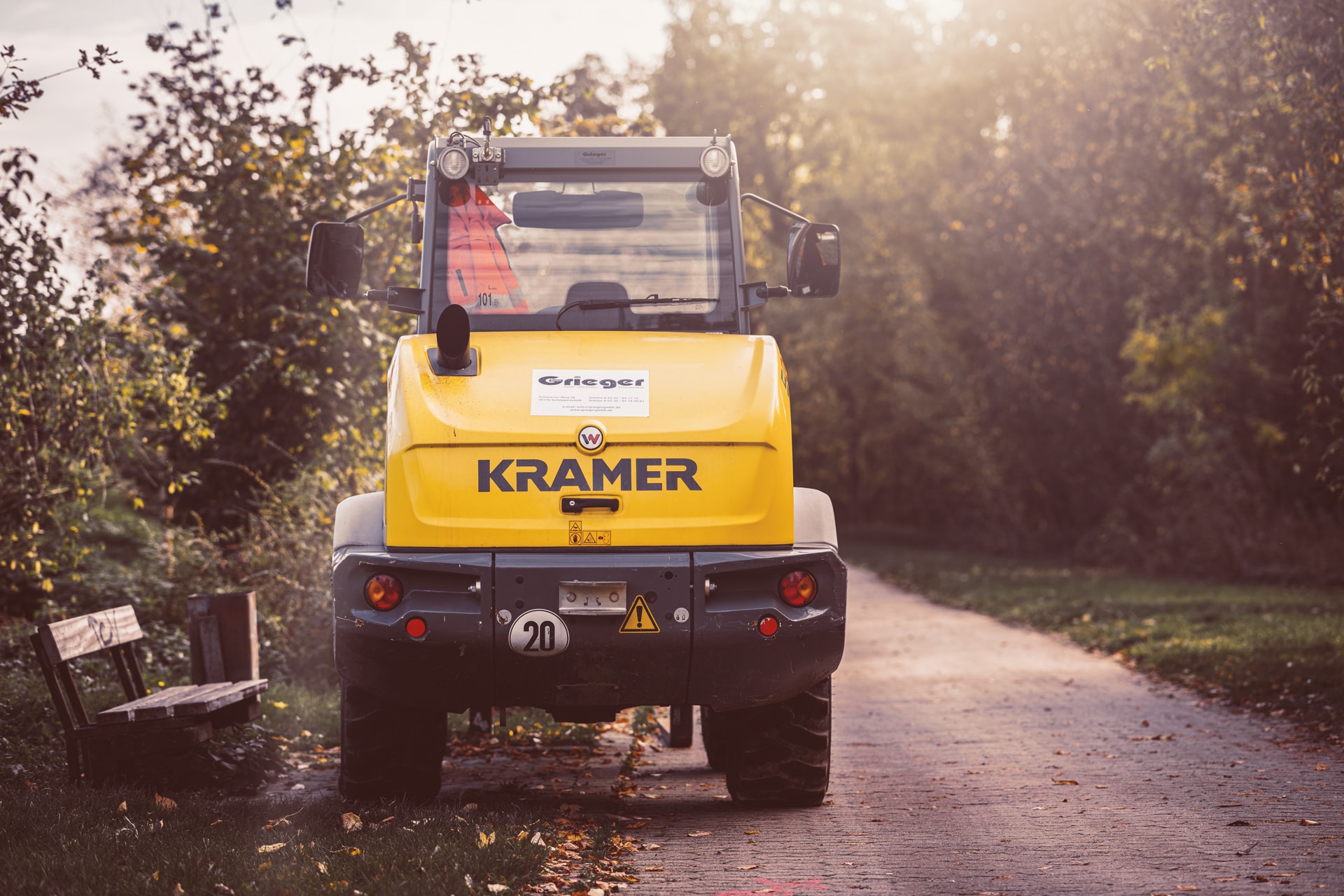 Grieger GmbH Bagger Kramer WF Lindenhalle